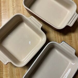 Le Creuset mini 3 piece poterie